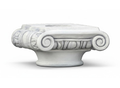 Corona para columnas Columna Estatuas Decoración 15cm Piedra Figuras Antiguo
