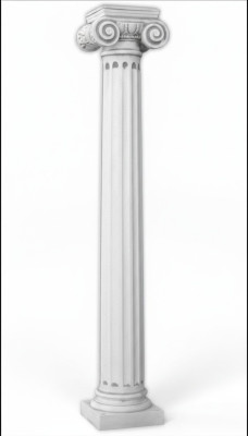 211cm Pilar antiguo Columna Escultura de piedra Estatua Estilo de jardín romano