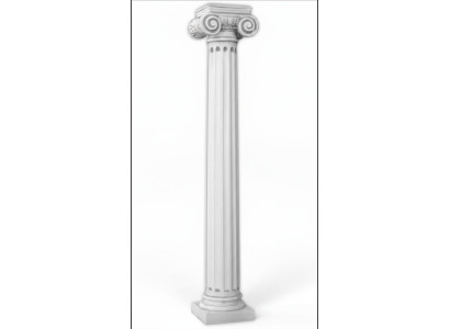 211cm Pilar antiguo Columna Escultura de piedra Estatua Estilo de jardín romano