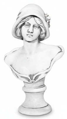 Busto Mujer Estilo Antiguo Antigüedad 40cm Figura Escultura Esculturas