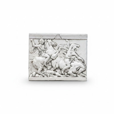 Alivio Alejandro Magno caballo relieve de pared imagen pared imágenes piedra.