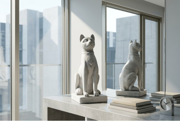 Estatua de gato egipcio figura estatuas decoración de jardín terraza