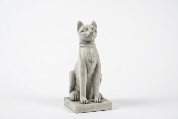 Estatua de gato egipcio figura estatuas decoración de jardín terraza