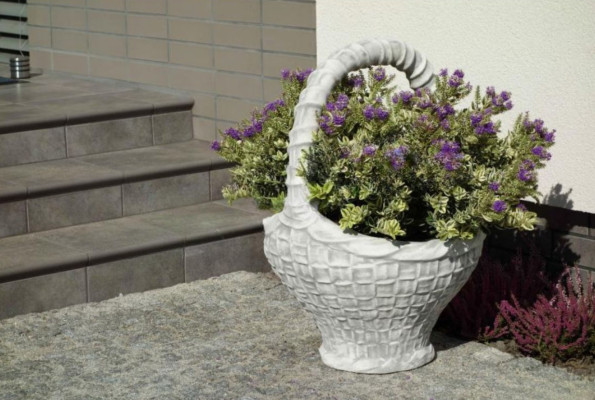 Macetas Caja Maceta decorativa Macetas de flores XXL Hormigón Jardín Terraza