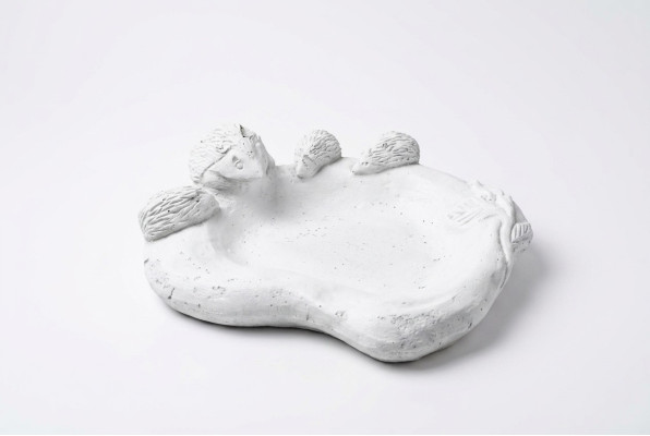 Birdbath Escultura Diseño Figura Decorativa Estatua Jardín Figuras Estatuas