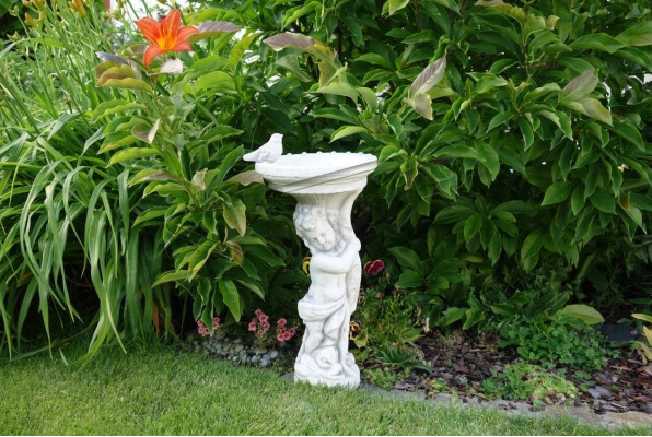 Ave de decoración Escultura de fuente Diseño Figura Estatua Figuras de jardín Estatuas