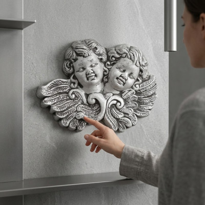 Engel escultura de 24 cm diseño figura estatua jardín figuras estatuas