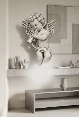 Ángel 27cm Escultura Diseño Figura Estatua Figuras de jardín Estatuas