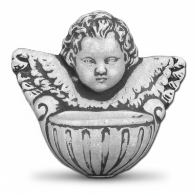 Ángel en la tumba Cruz decorativa de la tumba Ornamento de la tumba Piedra de decoración Estatua