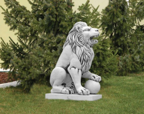 Noble caballero león estatua escultura figuras esculturas jardín