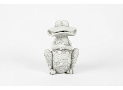 Decoración de jardín Rana Terraza Figura de piedra Figuras Estatua Decorativa
