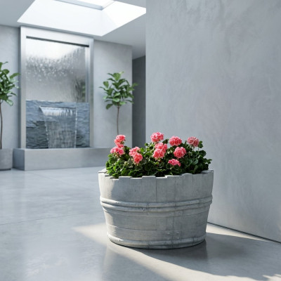 Macetas Caja Maceta Flores Macetas XXL Jardín Decorativas Hormigón Terraza