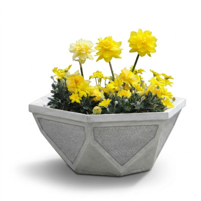 Maceta de flores Natural Jarrón de jardín Decoración Macetas Figura Floreros