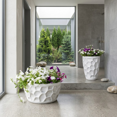 Maceta de flores natural decorativa para plantas jardín figura vasos macetas de flores.