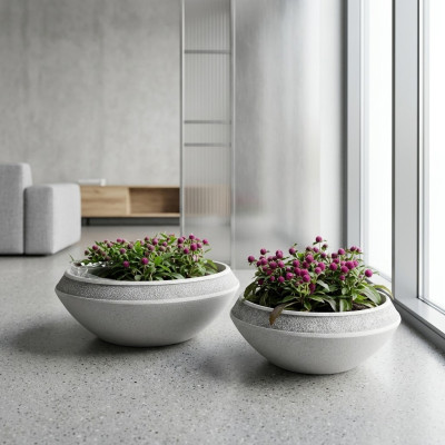 Maceta para plantas decorativa de jardín naturaleza jarrones figuras macetas de jardín