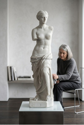 Mujer 74cm Escultura Diseño Figura Estatua Figuras de jardín Efigies