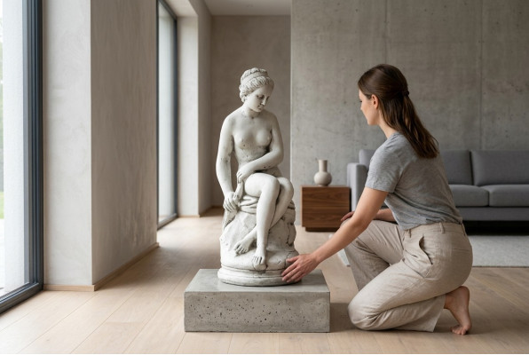 Figura de dama Estatua Figuras Estatuas Escultura Esculturas Jardín