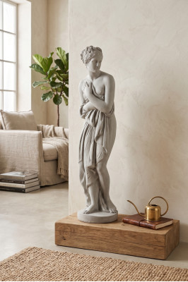 Mujer escultura diseño figura estatua jardín figuras estatuas