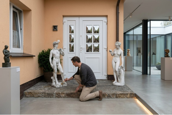 Eva 120 cm Escultura Diseño Figura Estatua Jardín Figuras Estatuas
