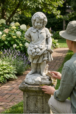 Niña de 71 cm Figura Estatua Figuras Escultura Estatuas Jardín