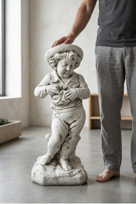 Joven estatua de figura de 69 cm Figura Figuras Escultura Estatuas Jardín decorativo