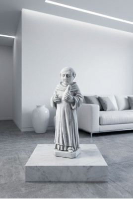 Decoración de jardín, estatua de monje, figura de escultura, esculturas, diseñador