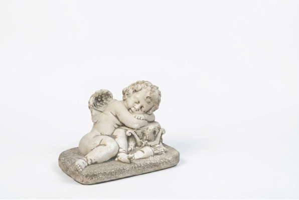 Ángel niños escultura diseño figura estatua jardín figuras estatuas