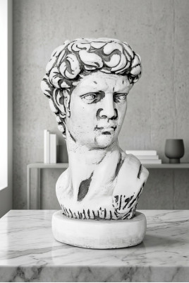Adam Busto Escultura Diseño Figura Estatua Jardín Figuras Estatuas