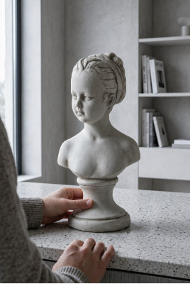 Señora Busto Diseño de Escultura Figura Estatua Figuras de Jardín Estatuas