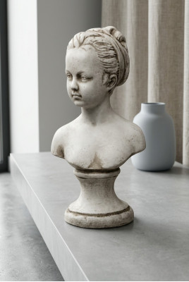 Señora Busto Diseño de Escultura Figura Estatua Figuras de Jardín Estatuas