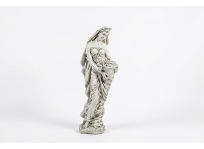 Decoración figurativa de mujer para jardín, figuras de diseño escultural.