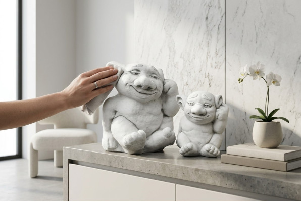 Troll 18cm Escultura Diseño Figura Estatua Jardín Figuras Decorativas Estatuas