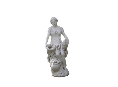 Decoración Figura Mujer Jardín Diseñador Figuras Escultura Blanca Esculturas
