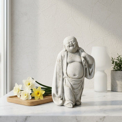 Feliz Buda Estatua Figura Jardín Figuras Estatuas Escultura Esculturas