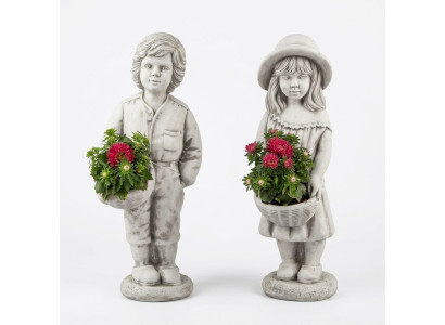 Figura decorativa maceta de flores jardinera maceta macetas decoracion figura jardin