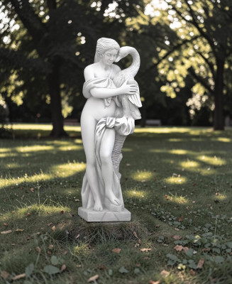 Señora 160 cm Escultura Diseño Figura Estatua Jardín Figuras Estatuas