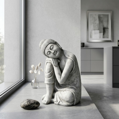 figura de Buda de Malasia para jardín, estatuas de figuras decorativas esculturas