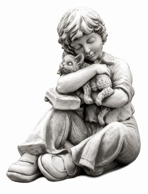 44cm escultura decorativa figura de diseño estatua jardín figuras estatuas