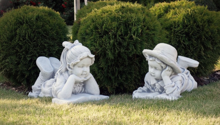 33cm Estatua de decoración de diseño Figura Estatua de jardín Figuras Estatuas Esculturas