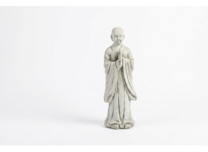Escultura de Buda en imitación de piedra. Gran escultura decorativa para el jardín.