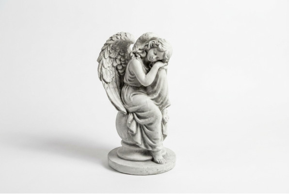 Ángel de 36 cm Escultura Estatua de diseño Figura Estatua de jardín Figuras Estatuas