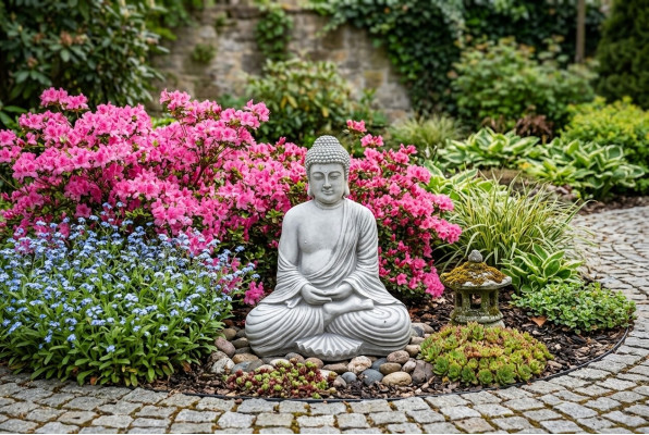 42 cm Escultura de decoración diseño Figura Estatua Figuras Jardín Estilo antiguo Estatuas
