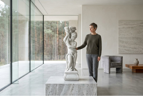 80cm Escultura de decoración Diseño Figura Estatua Figuras de jardín Estatuas