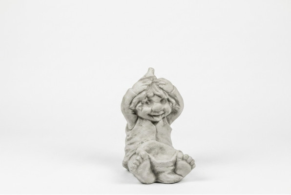 Estatua Figura Niño Loco Decoración de jardín Escultura Figuras
