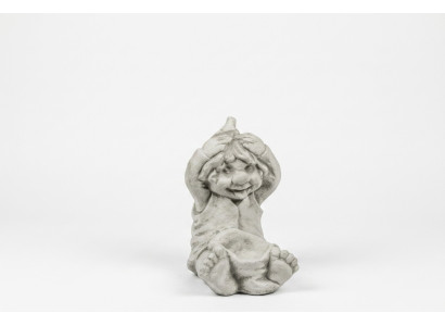 Estatua Figura Niño Loco Decoración de jardín Escultura Figuras