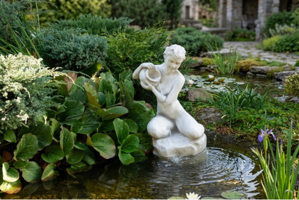 Fuente Figura Estatua Figuras Escultura Antigua Estatuas Esculturas Jardín