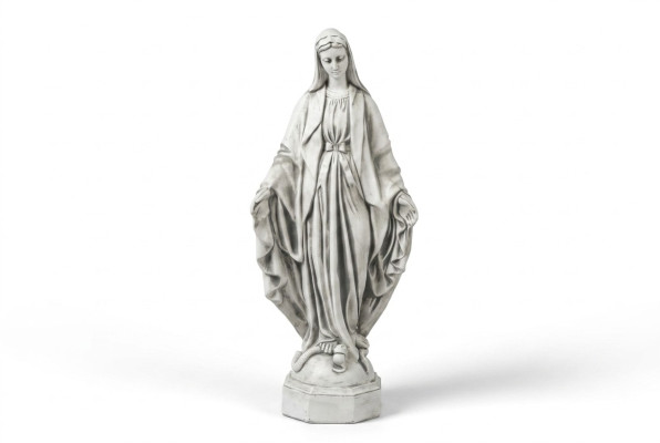Madre Jesús María Estatua Tumba Escultura Figura Sagrada Decoración de Jardín
