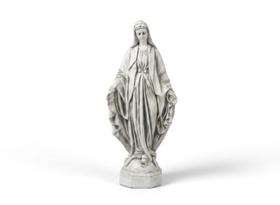 Madre Jesús María Estatua Tumba Escultura Figura Sagrada Decoración de Jardín