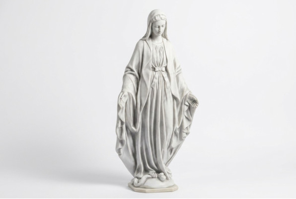 Estatua de Nuestra Señora Jesús María Escultura de tumba Figura sagrada de jardín Decoración 100cm