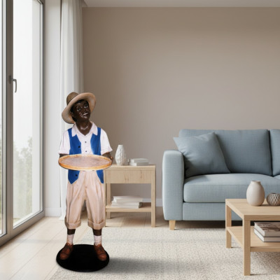 Diseño de la estatua de la figura de Jeremy Figur Figuras Esculturas Decoración Decorativa 118cm.